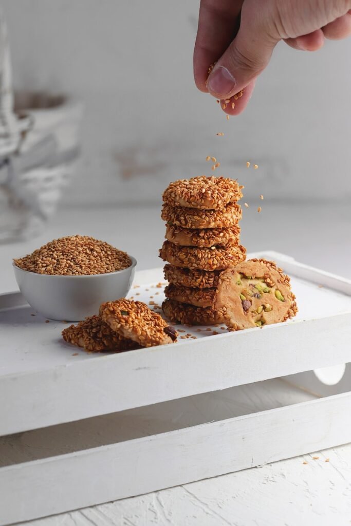 cookies on white ceramic plate