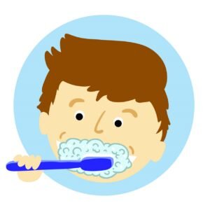 brushing teeth, tooth, dental