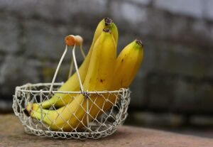 bananas, fruit, fruit basket